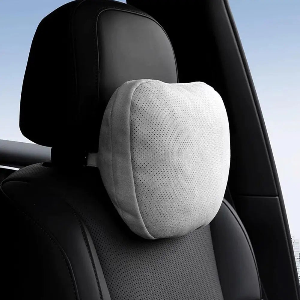 Luxury Car Headrest Pillow,Premium Neck Support Cushion for Mercedes S-Class, BMW,Breathable,Soft for Long Drive Comfort Peaceful Pleasures Health and Wellness D