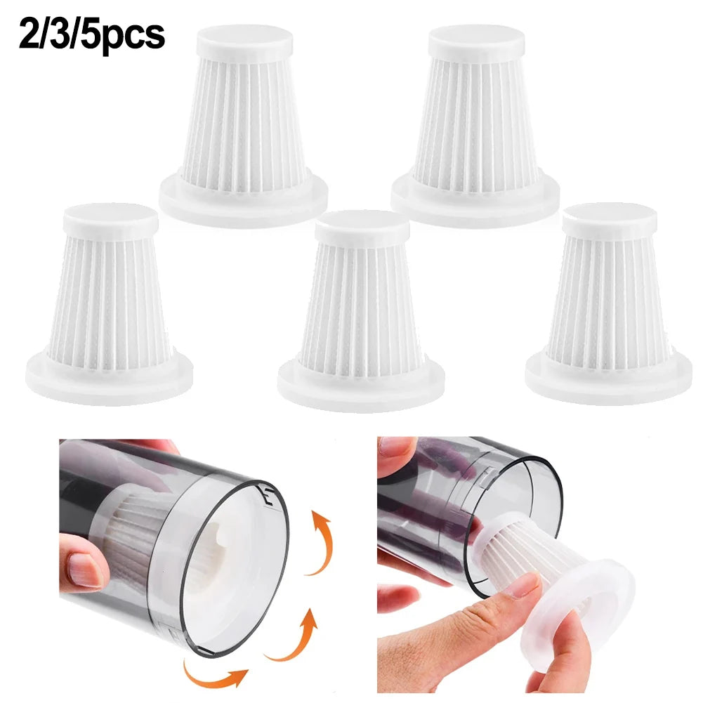 2 3 Reusable Car Vacuum Cleaner Filters Replace Accessories Washable