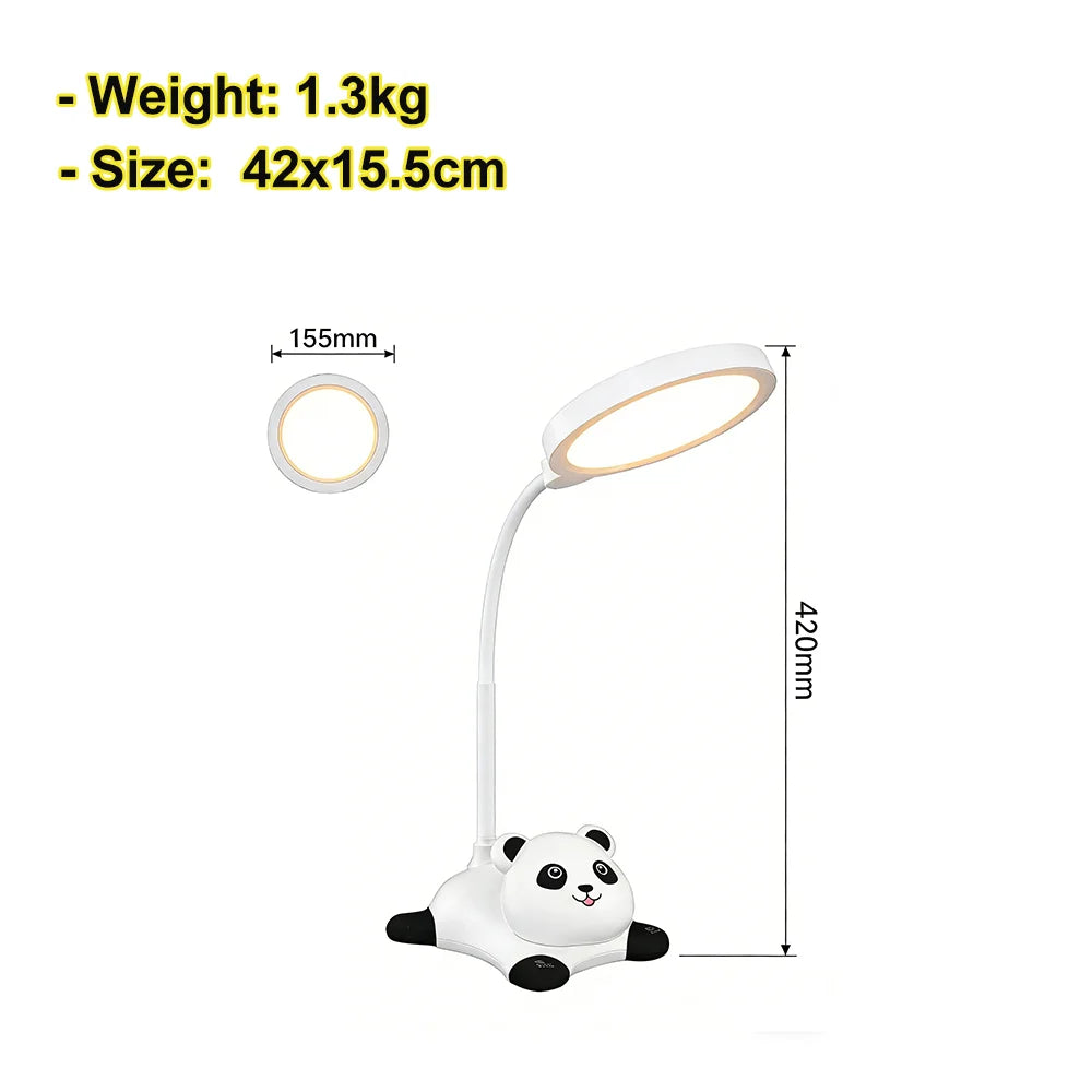 Cat Night Light Flexible Table Lamp Book Foldable Creative Cute Reading Study Cartoon Tabls Eye Protecting Desk Peaceful Pleasures Health and Wellness