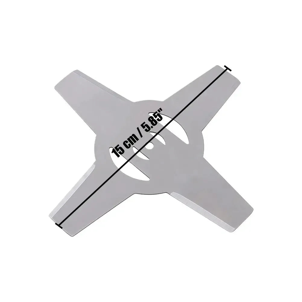 150mm Universal Stainless Steel Grass Trimmer Blade 3/4T Brushcutter