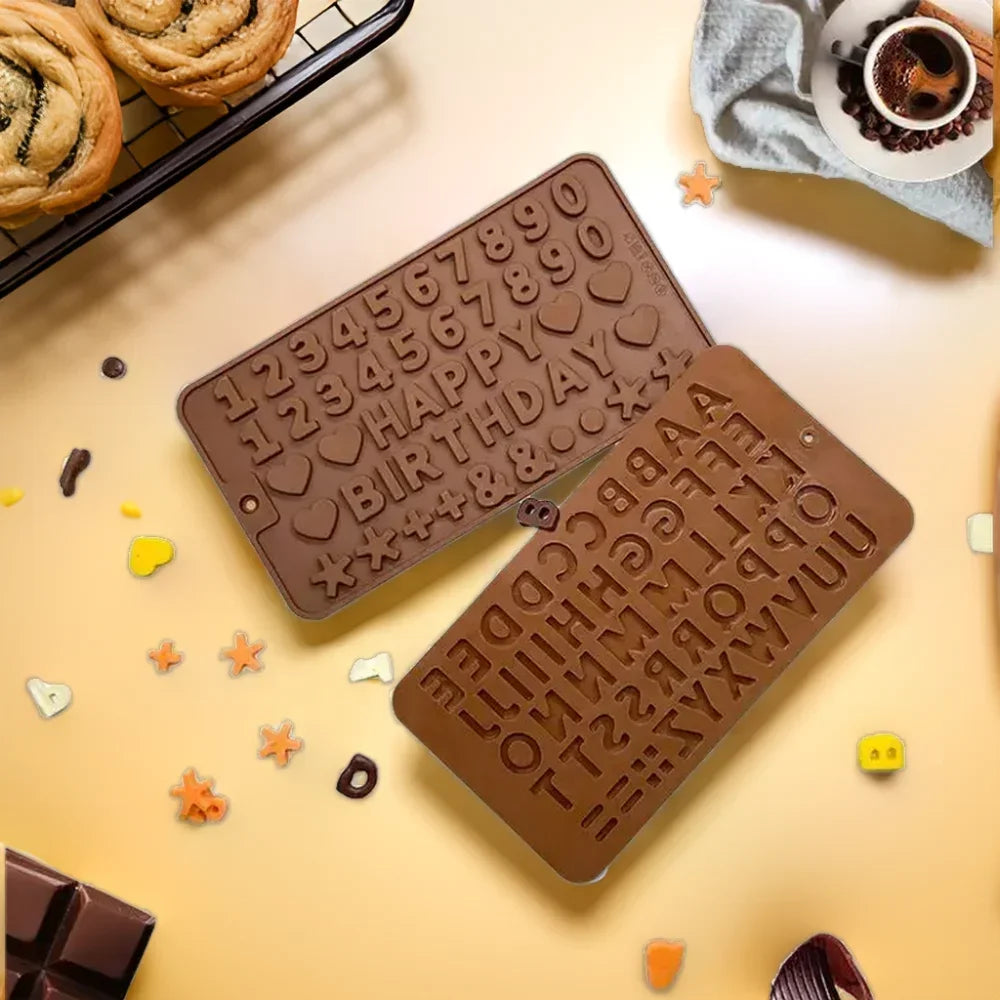 BPA-Free Silicone Chocolate Mold – Birthday Candy Baking Tool