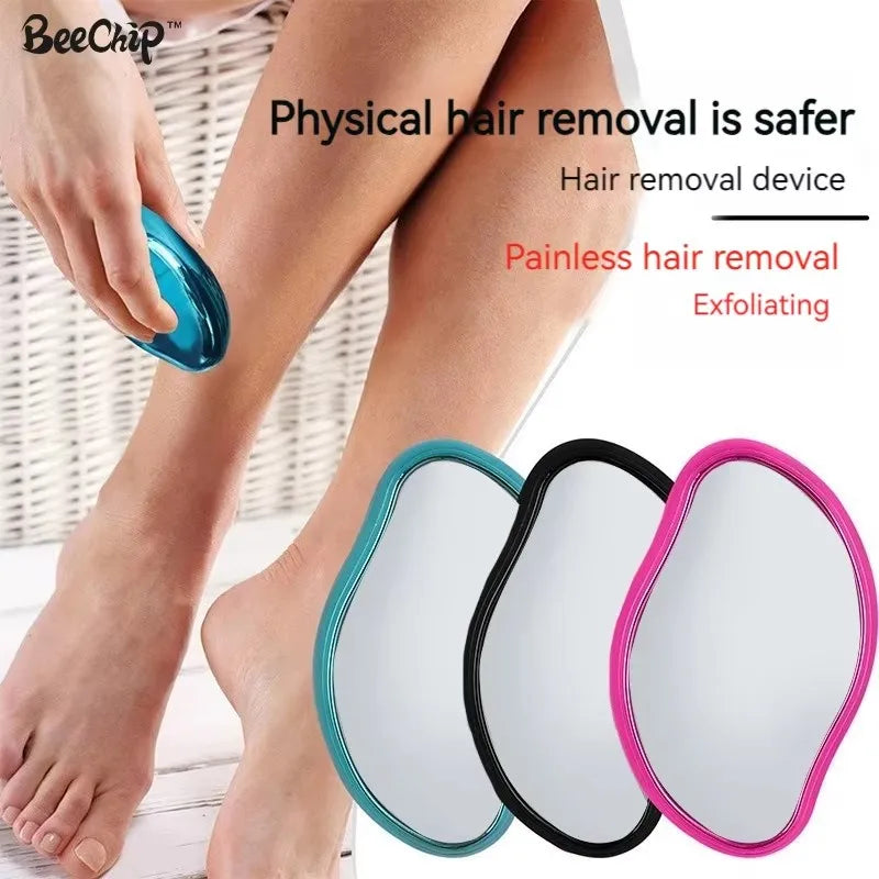 Painless Non-Sensory Hair Removal Exfoliator Tool Neutral Home Use Hair Repair Device No Skin Damage Peaceful Pleasures Health and Wellness