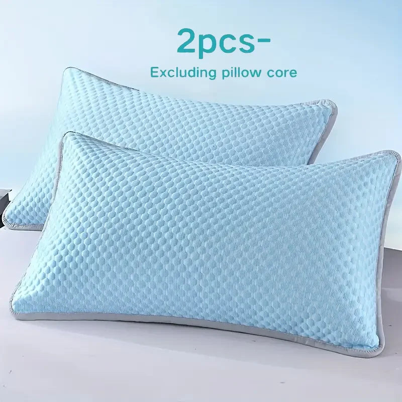 Ice Silk Cooling Pillowcase – Soft, Breathable & Washable