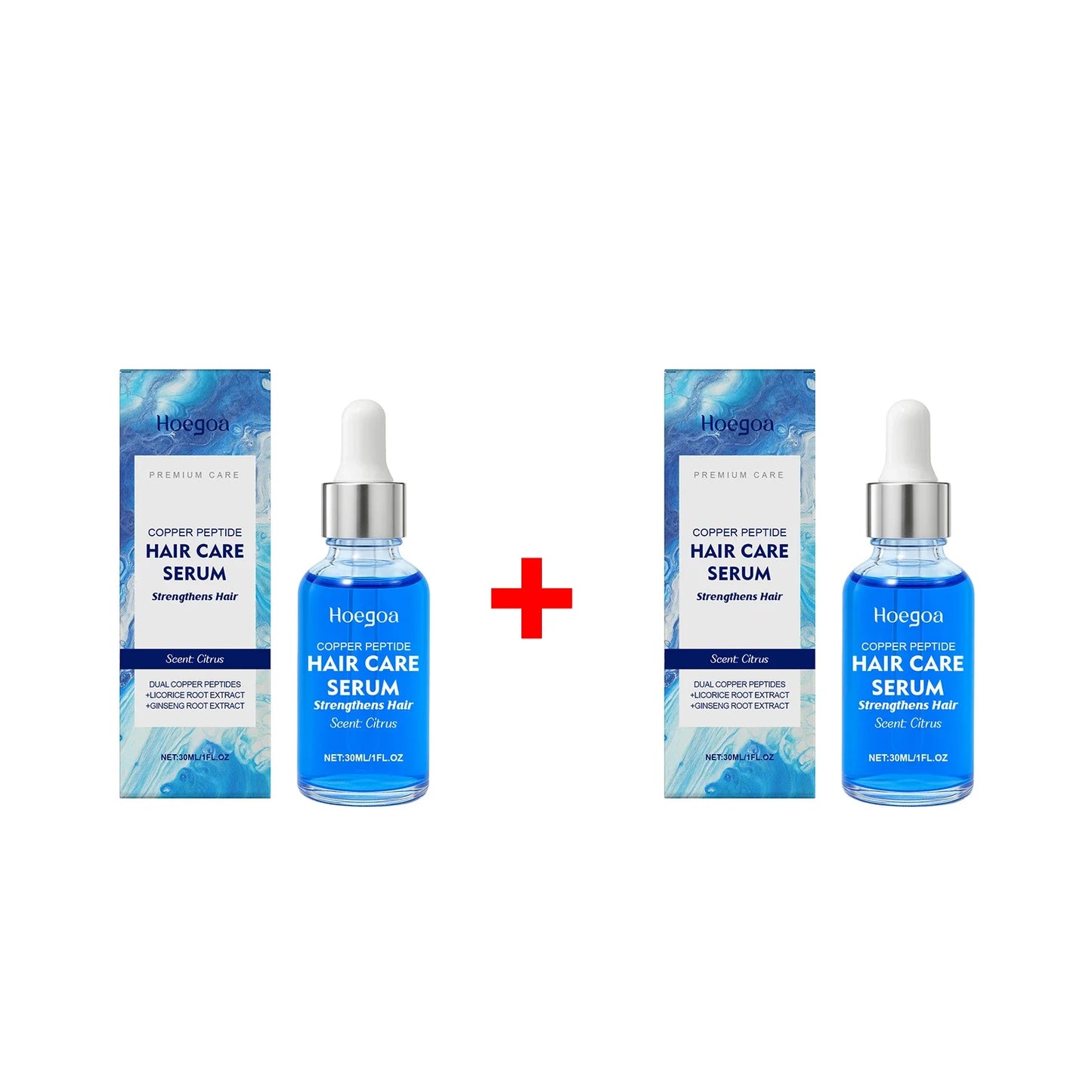 HOEGOA Copper Peptide Hair Growth Serum 30ml – Scalp Essence