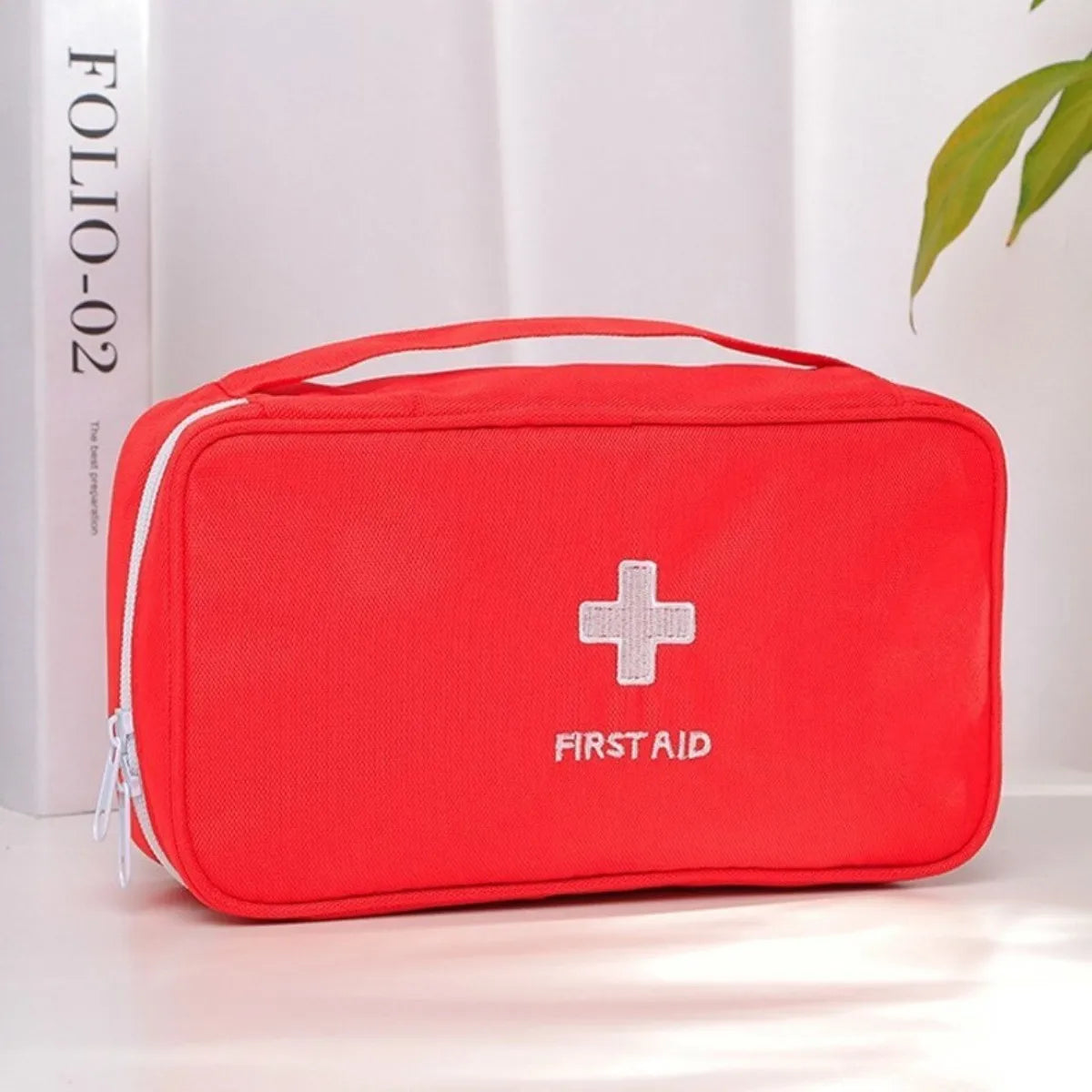 Hot-selling health and medicine storage bag, Oxford cloth travel bag, emergency kit, portable household storage bag, first aid k Peaceful Pleasures Health and Wellness 1ps