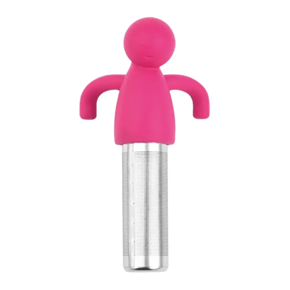 Stainless Steel Tea Infuser Kitchen Accessory Household Use Reusable Metal Makeup Brushes Massage Kitchen Dining Bar Garden Peaceful Pleasures Health and Wellness rose