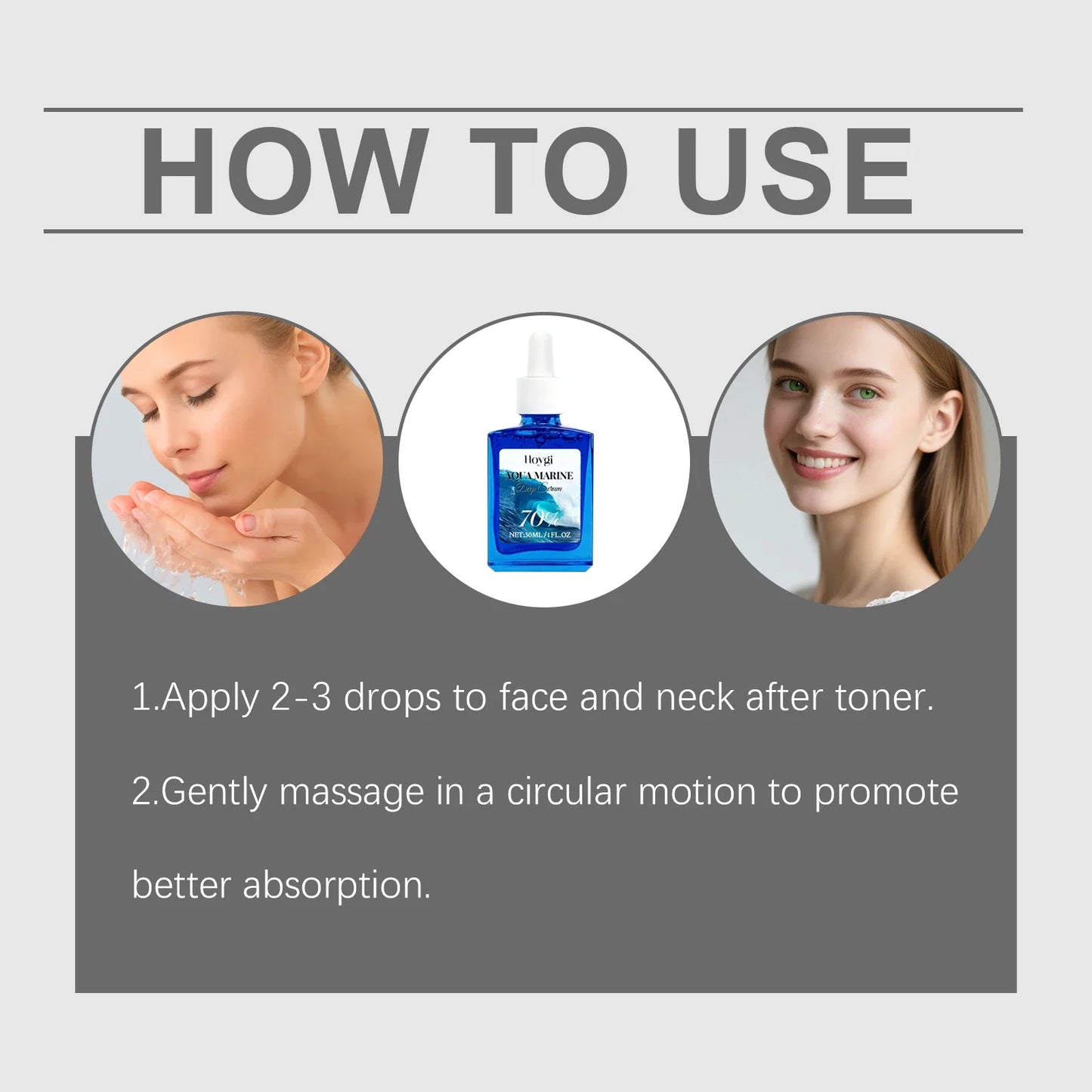 Marine Facial Serum – Hydrating & Brightening Skin Essence