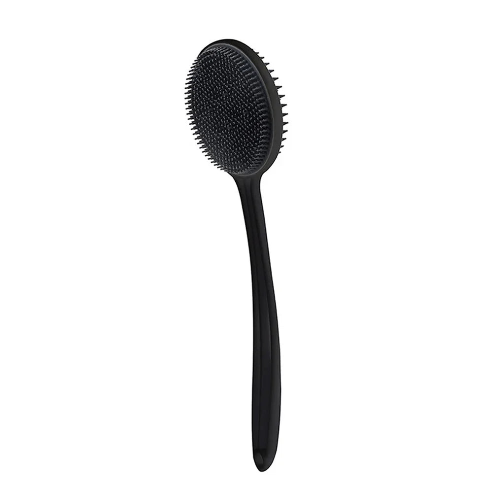 Bath Back Brush with Handle – Exfoliating Shower Sponge Scrubber