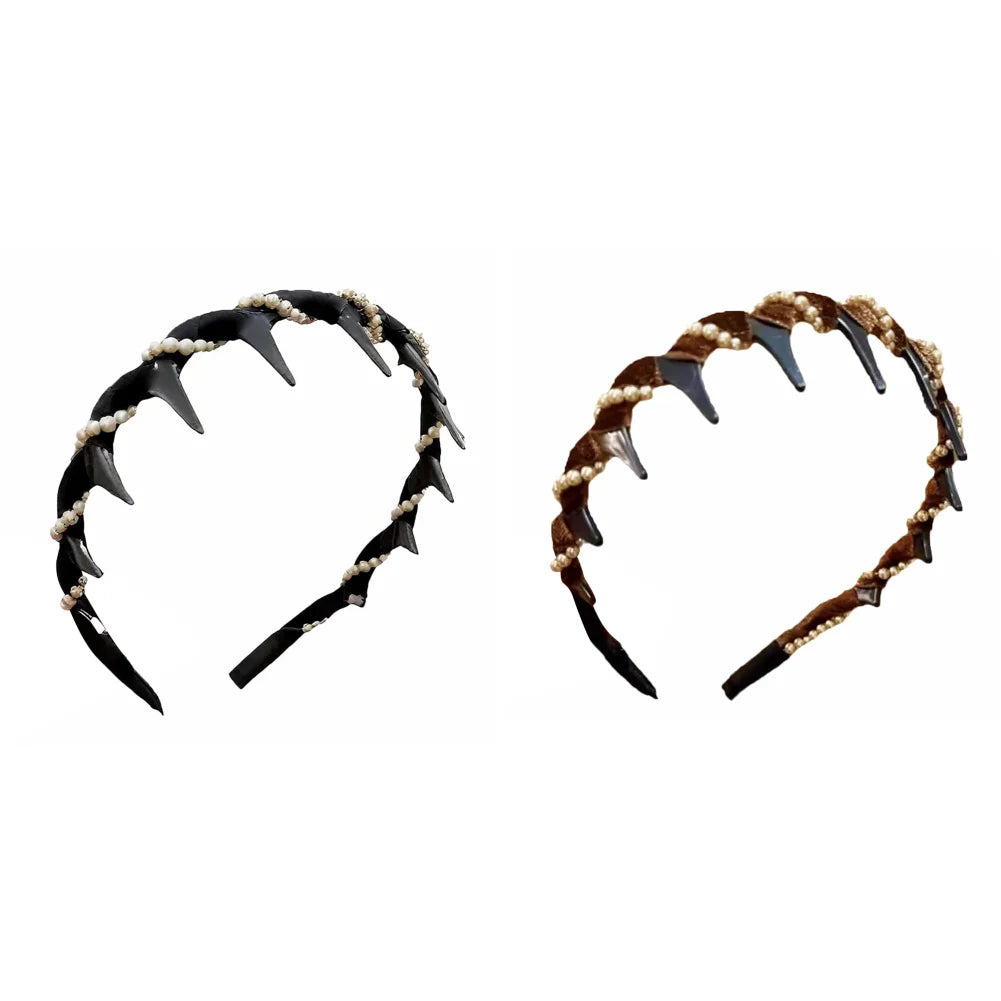 Velvet Sparkling Diamond Hairband for Women – Anti-Slip Hair Hoop Headband Peaceful Pleasures Health and Wellness