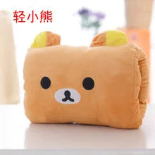 Soft Plush Hand Warmer Pillow – Kids Cartoon Stuffed Animal Cushion
