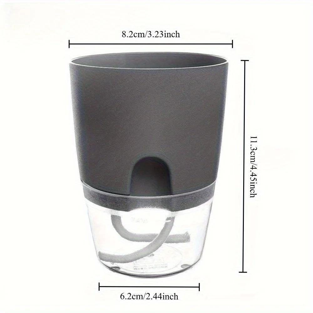5-Pack Self-Watering Hydroponic Pots | Double Layer Design
