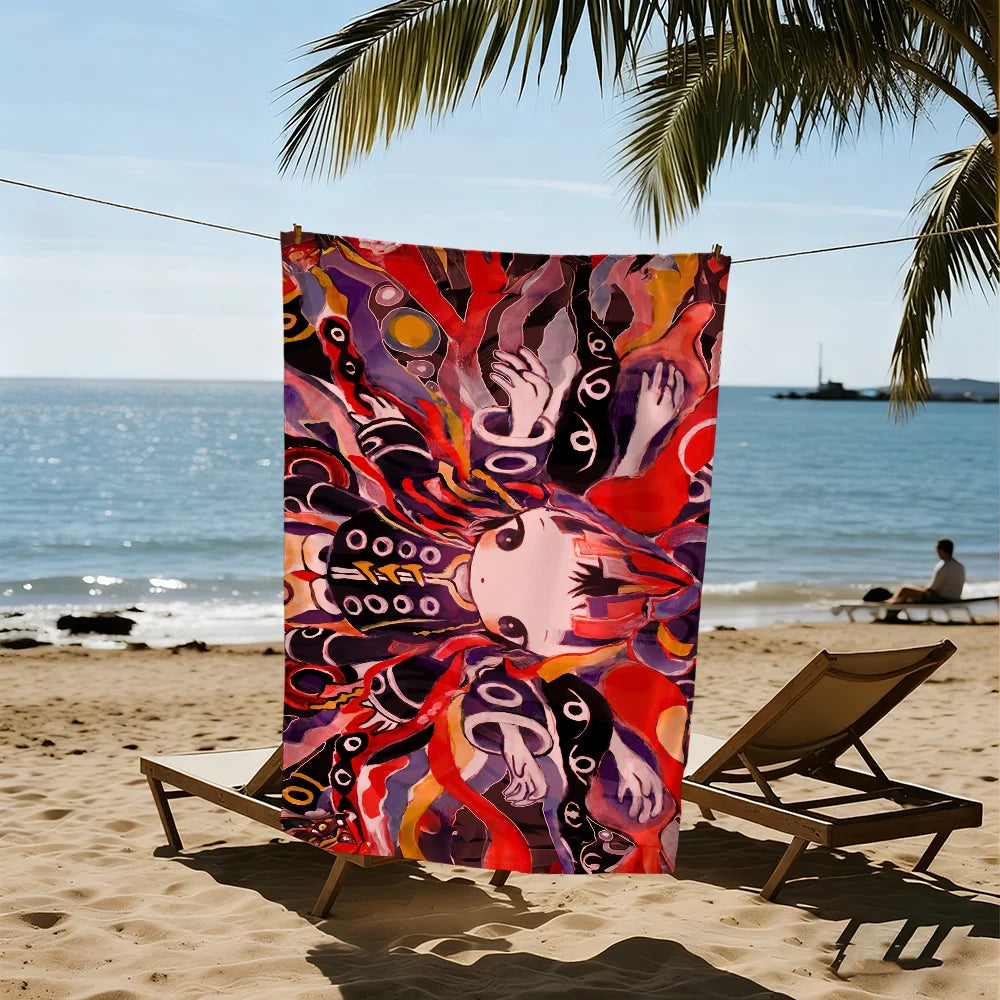 Quick Dry Beach Towel – Soft, Lightweight & Absorbent | 11 Sizes Quick Dry Towel Peaceful Pleasures Health and Wellness