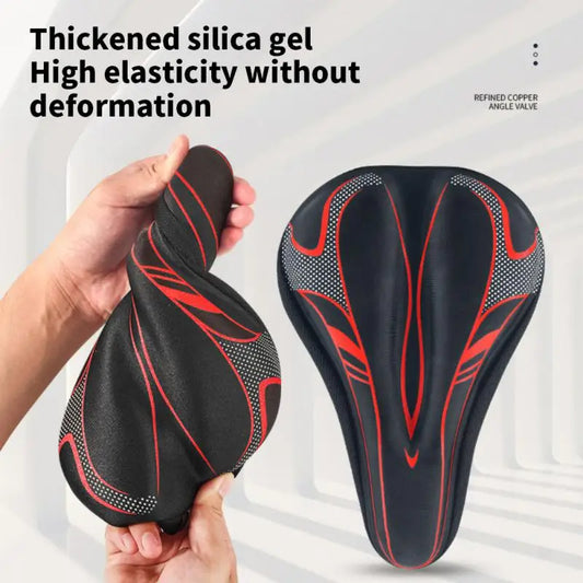 3D GEL Bike Seat Cover – MTB & Road Bicycle Saddle Cushion Bike Saddle Cover Peaceful Pleasures Health and Wellness