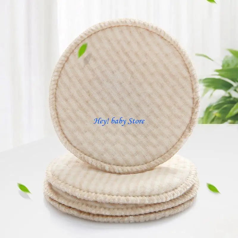 Reusable Cotton Nursing Breast Pads – Soft & Absorbent 4-Pack