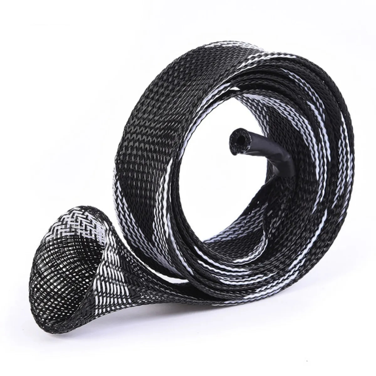 27998 LEO/Leou [Mesh Tube Telescopic Fishing Rod Cover 35mmX170cm] Rod Sleeve Fishing Gear Peaceful Pleasures Health and Wellness white
