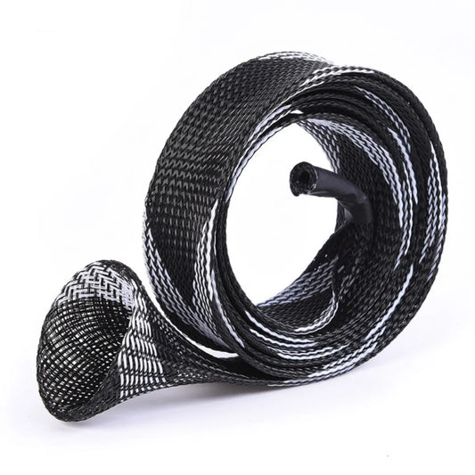 27998 LEO/Leou [Mesh Tube Telescopic Fishing Rod Cover 35mmX170cm] Rod Sleeve Fishing Gear Peaceful Pleasures Health and Wellness white