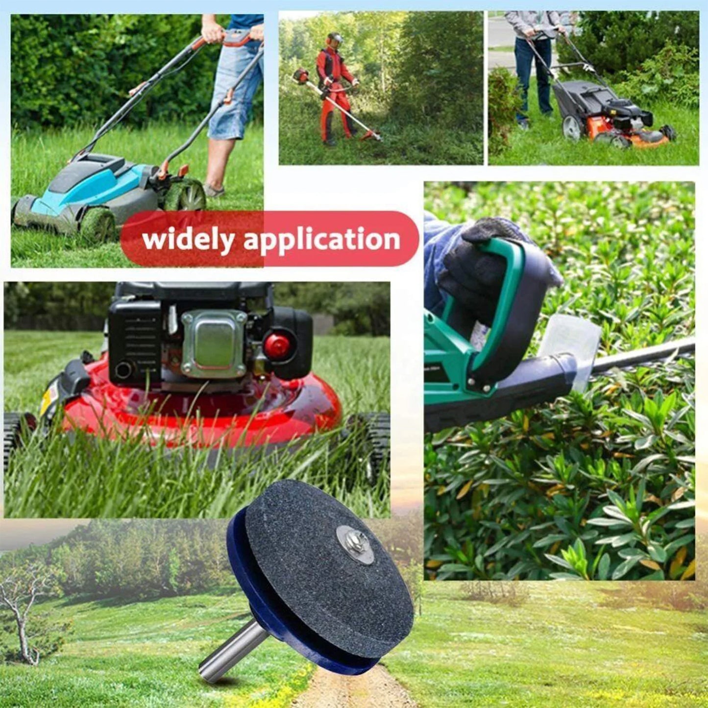 Sharpening Made Easy: Electric Lawn Mower Sharpener With Wear-Resistant Grinding Head And Whetstone Sander Peaceful Pleasures Health and Wellness