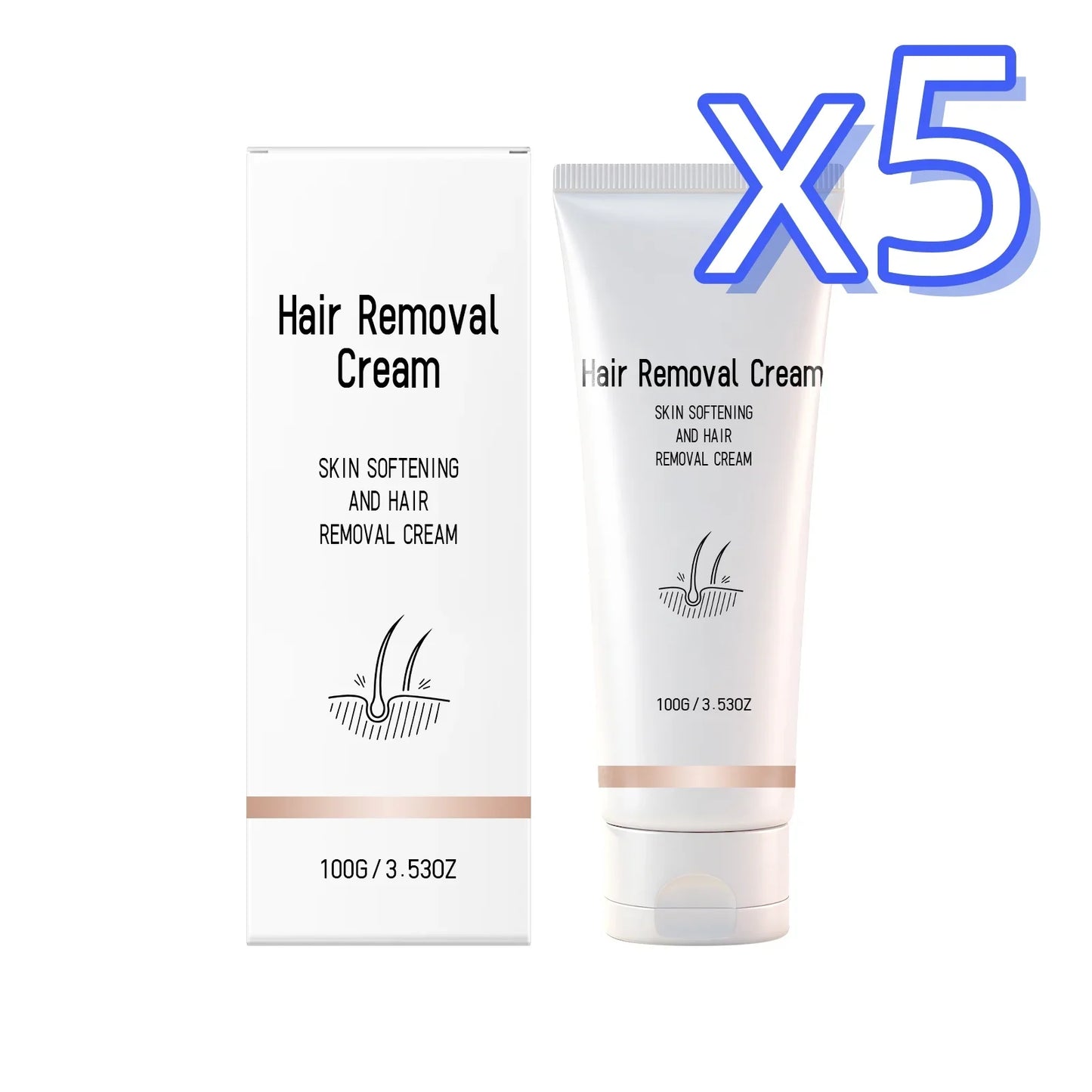 Painless Hair Removal Cream – Gentle & Nourishing 100g