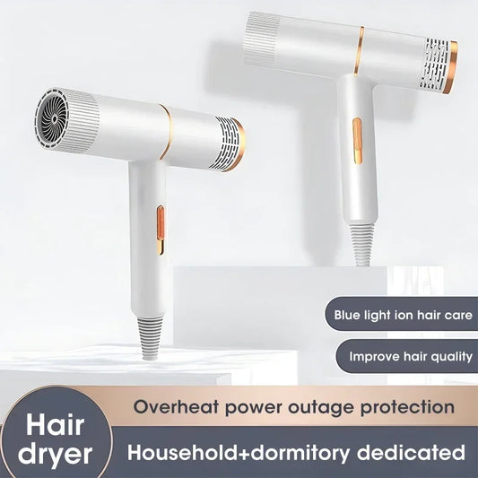 Professional Hair Dryer Strong Wind Salon Dryer Hot Air and Cold Air Wind Negative Ionic Hammer Blower Dry Electric Hair Dryer Peaceful Pleasures Health and Wellness