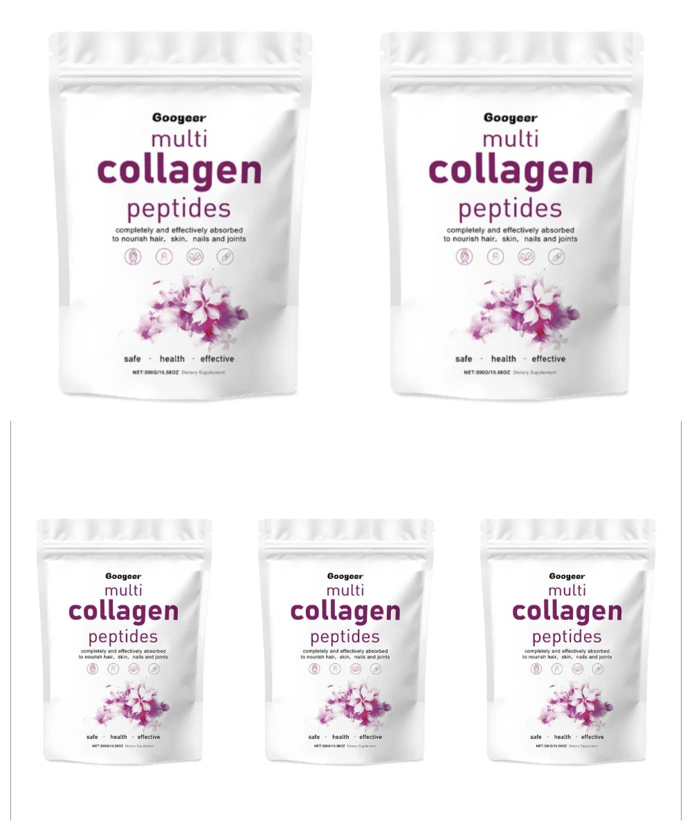 Collagen Peptides Powder 300g | Soy Protein & Calcium Formula