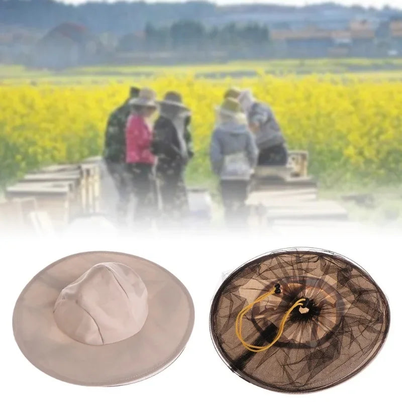 Professional Beekeeper’s Hat: Wide-Brimmed, Face-Thickened for Sunscreen and Special Half-Length Protection Peaceful Pleasures Health and Wellness