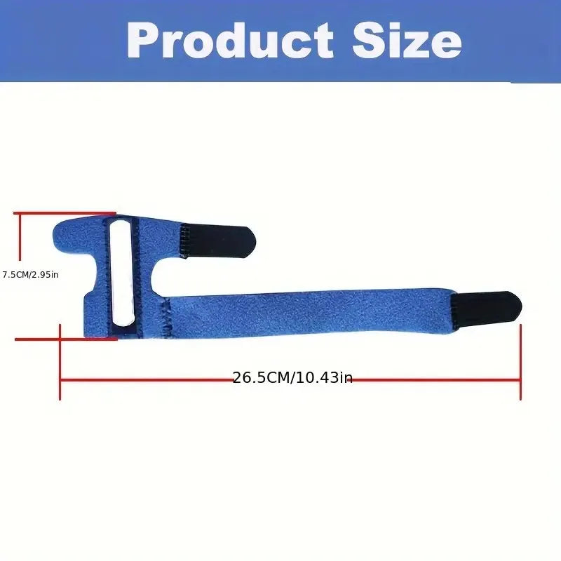 Finger Splint, Adjustable Finger Support Brace, With Fastening Strap For Alleviating Finger Locking, Popping, Bending Peaceful Pleasures Health and Wellness