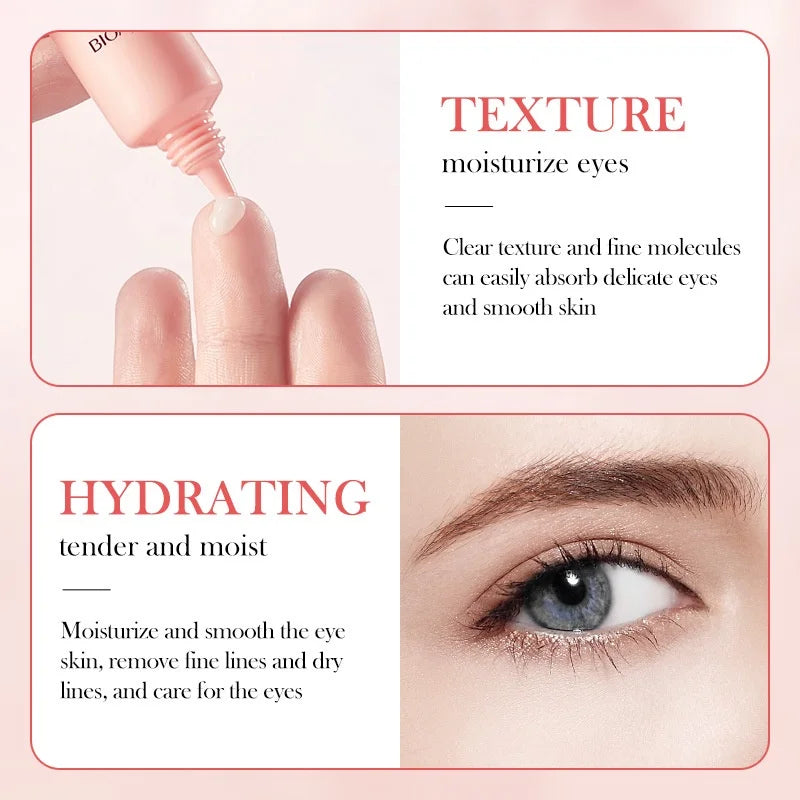 BIOAOUA Rose Hyaluronic Acid Eye Cream for Moisturizes Repairs Lightens Fine Lines Black Circles 20g Peaceful Pleasures Health and Wellness