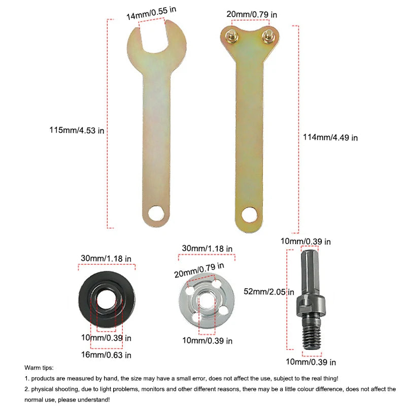 10mm Electric Drill Conversion Angle Grinder Connecting Rod for Cutting Disc Polishing Wheel Installation Adapter Accessories Peaceful Pleasures Health and Wellness 5 PCS Set