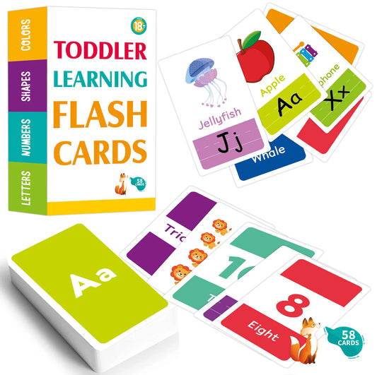 Bview Art Montessori Flash Cards Toddlers Alphabet Numbers Colors Peaceful Pleasures Health and Wellness B