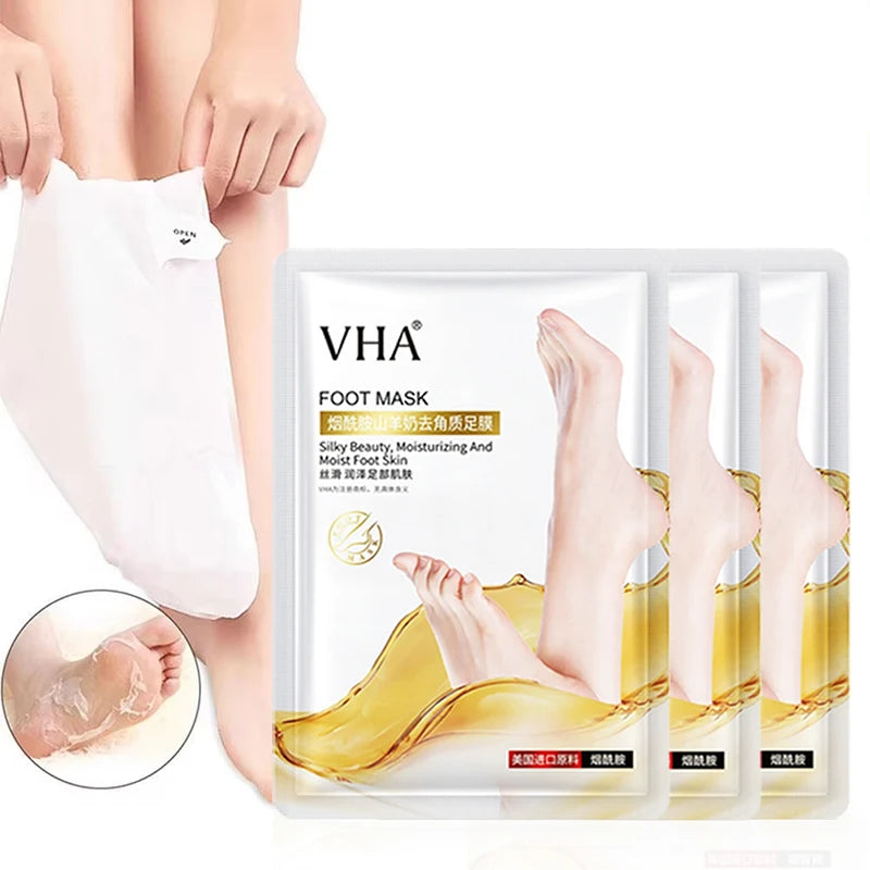 Goat Milk Exfoliating Foot Mask – Dead Skin & Moisturizing