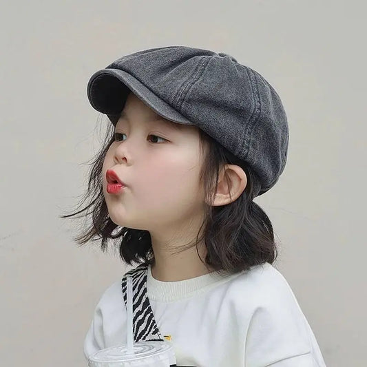 Kids Newsboy Cap | Soft Cotton Baby Toddler Hat Spring Autumn Kids Newsboy Hat Peaceful Pleasures Health and Wellness