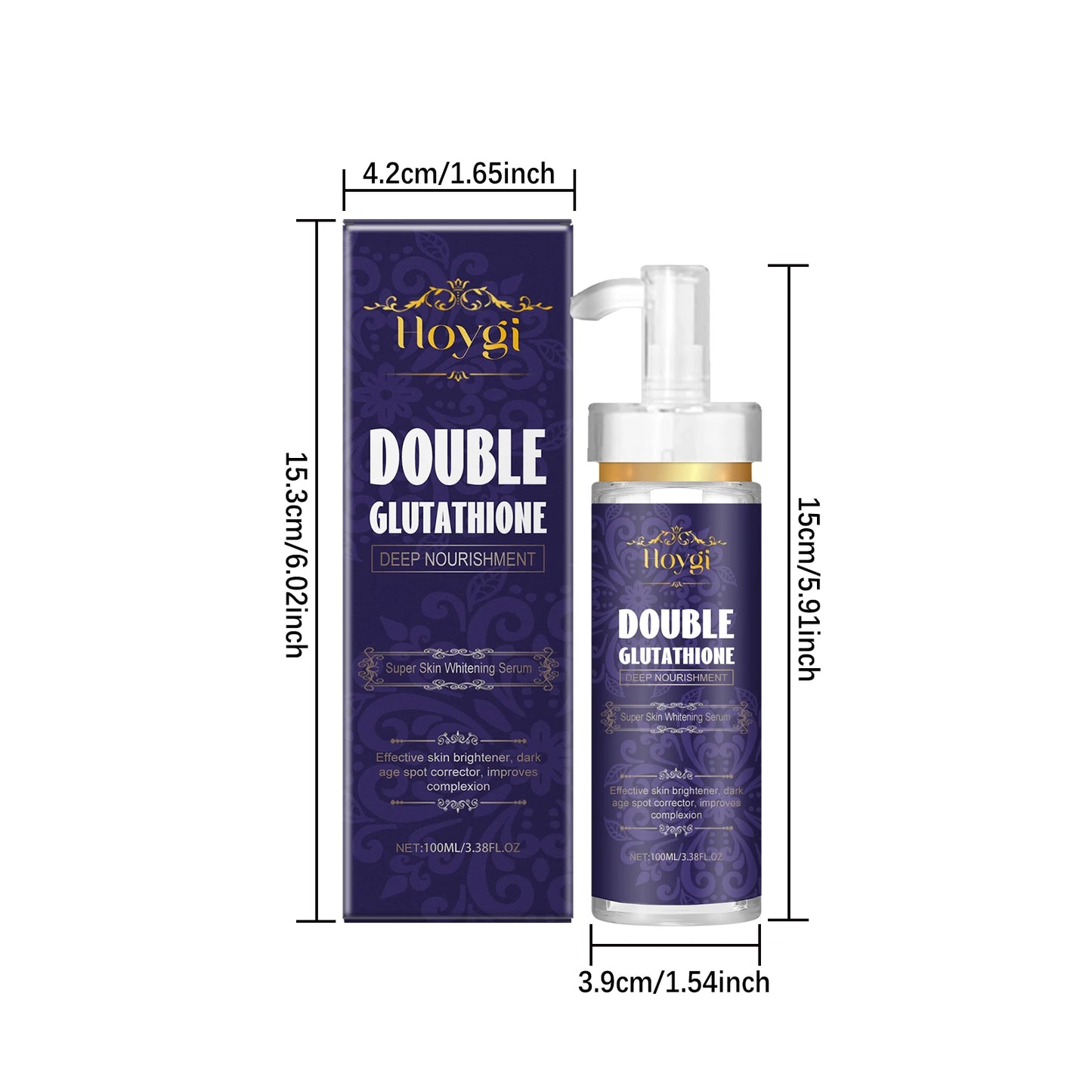Double Glutathione Serum – Brighten Dark Spots & Even Skin Tone