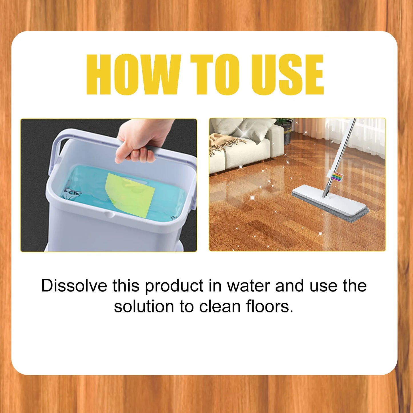 Beeswax Floor Cleaning Sheets 30pcs – Shine & Stain Remover