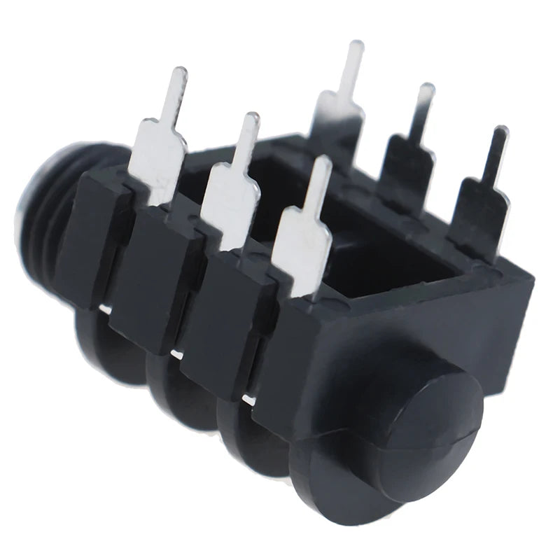 5Pcs 6.35mm/6.35 6P/6PIN Stereo O Microphone Female Socket/jack Contor Peaceful Pleasures Health and Wellness