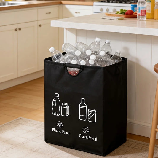 60L Foldable Storage Basket – Laundry, Recycling & Organizer Foldable Storage Basket Peaceful Pleasures Health and Wellness