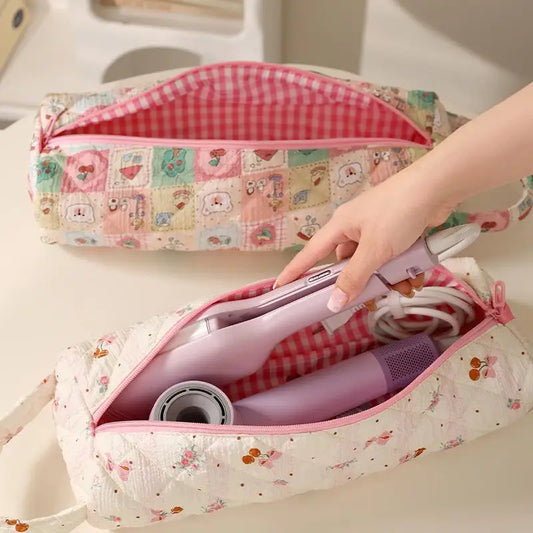 String Bag for Customizable Hair Dryer; Travel Pouch for Styling Tools Peaceful Pleasures Health and Wellness