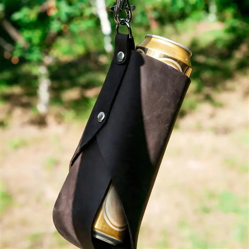 PU Leather Water Bottle Holder with Belt Clip | Hands-Free Carry