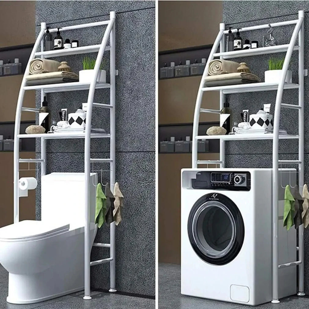 3-Tier Over Washing Machine Shelf | Waterproof Storage Rack