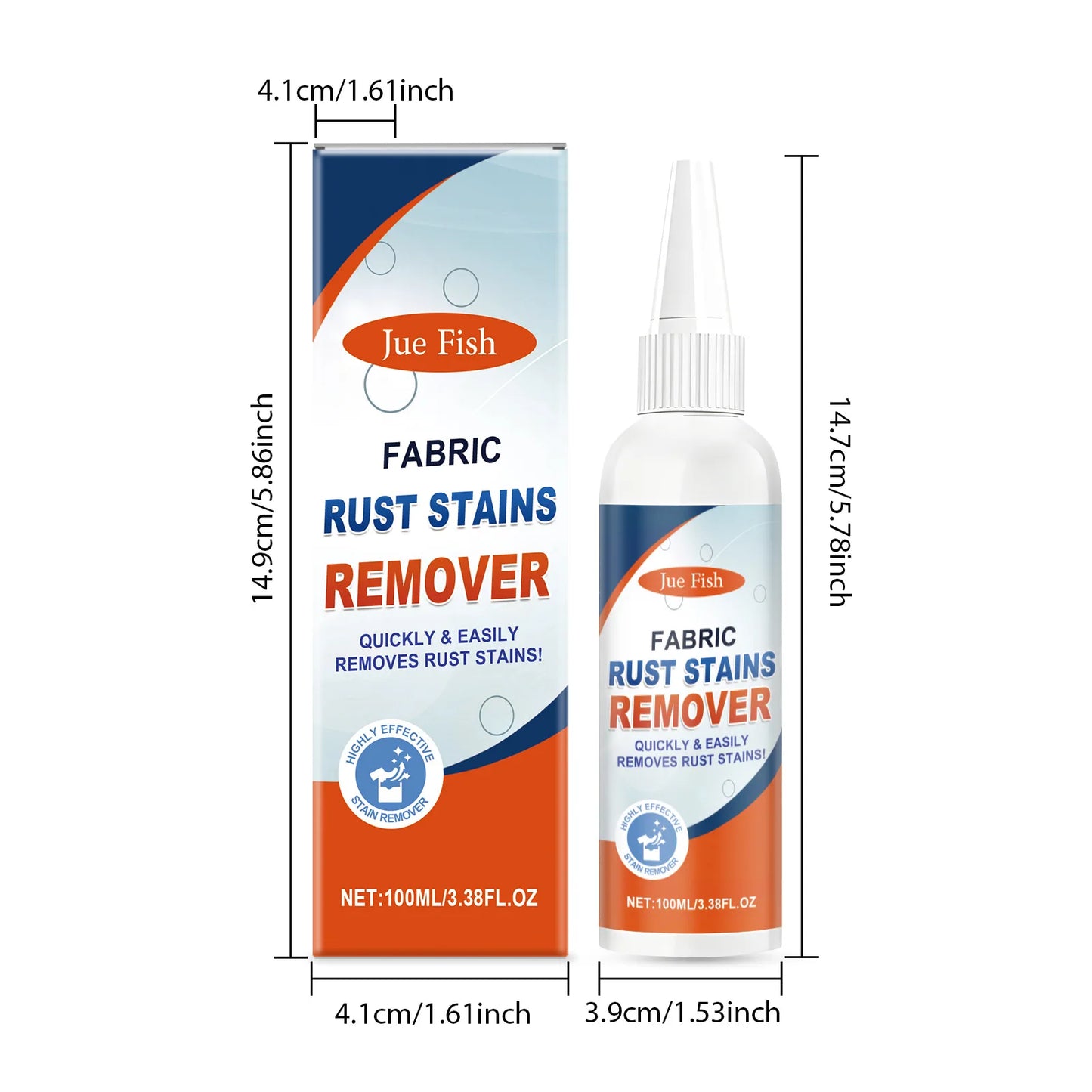 Fabric Rust Remover Spray – Gentle, Fast-Acting Stain Remover