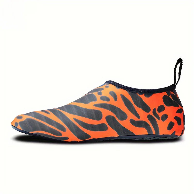 Men Women Quick Dry Water Shoes Non-Slip Barefoot Swimming Diving Socks for Summer Beach Surf Pool Multicolor Peaceful Pleasures Health and Wellness 40-41 Orange