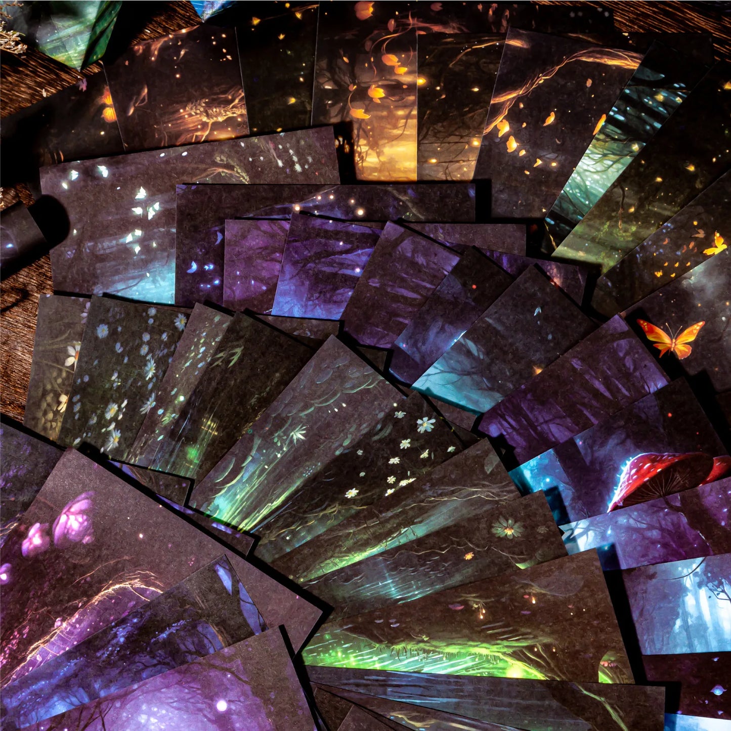 Life Material Paper Firefly Series Dreamy Background Handbook