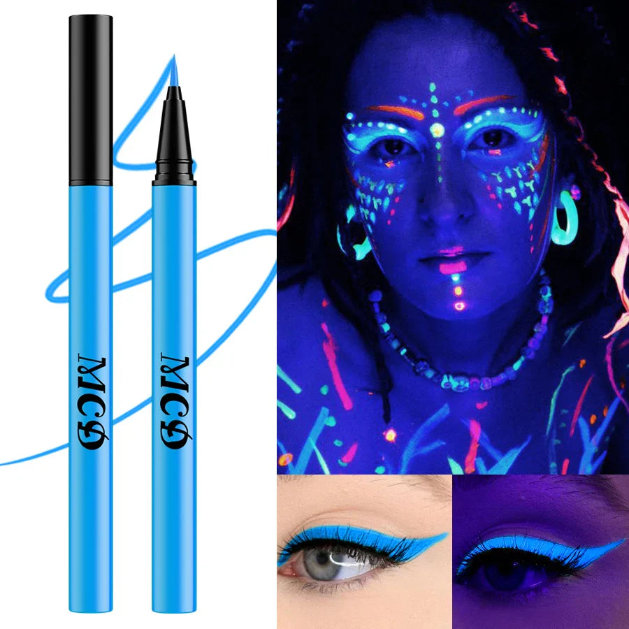 UV Neon Face & Body Paint Pen – 8 Colors, Waterproof