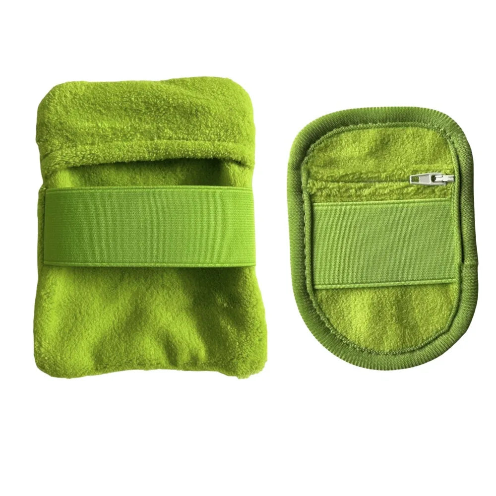 2-Pack Quick-Dry Beach Sand Remover Gloves | Coral Fleece