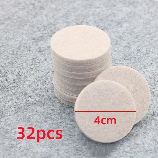 Felt Furniture Leg Pads 18–128pcs | Self-Adhesive Floor Protectors