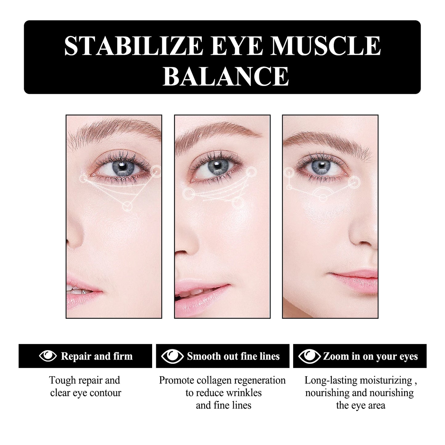 Snake Venom Peptide Eye Cream – Anti-Wrinkle Dark Circle Remover