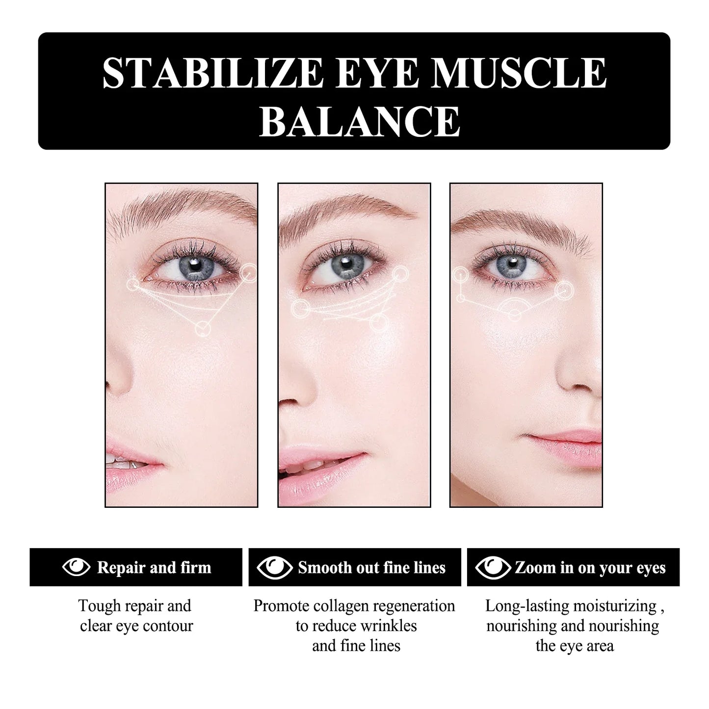 Snake Venom Peptide Eye Cream – Anti-Wrinkle & Dark Circles 30g Eye Cream Oasis Select