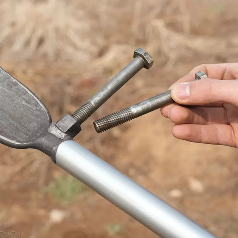 Manganese Steel Digging Shovel with Pedal | Long Handle Spade