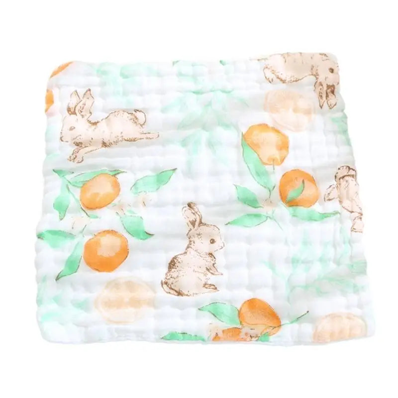 Soft 6-Layer Cotton Baby Bib & Face Towel | Quick Absorbent
