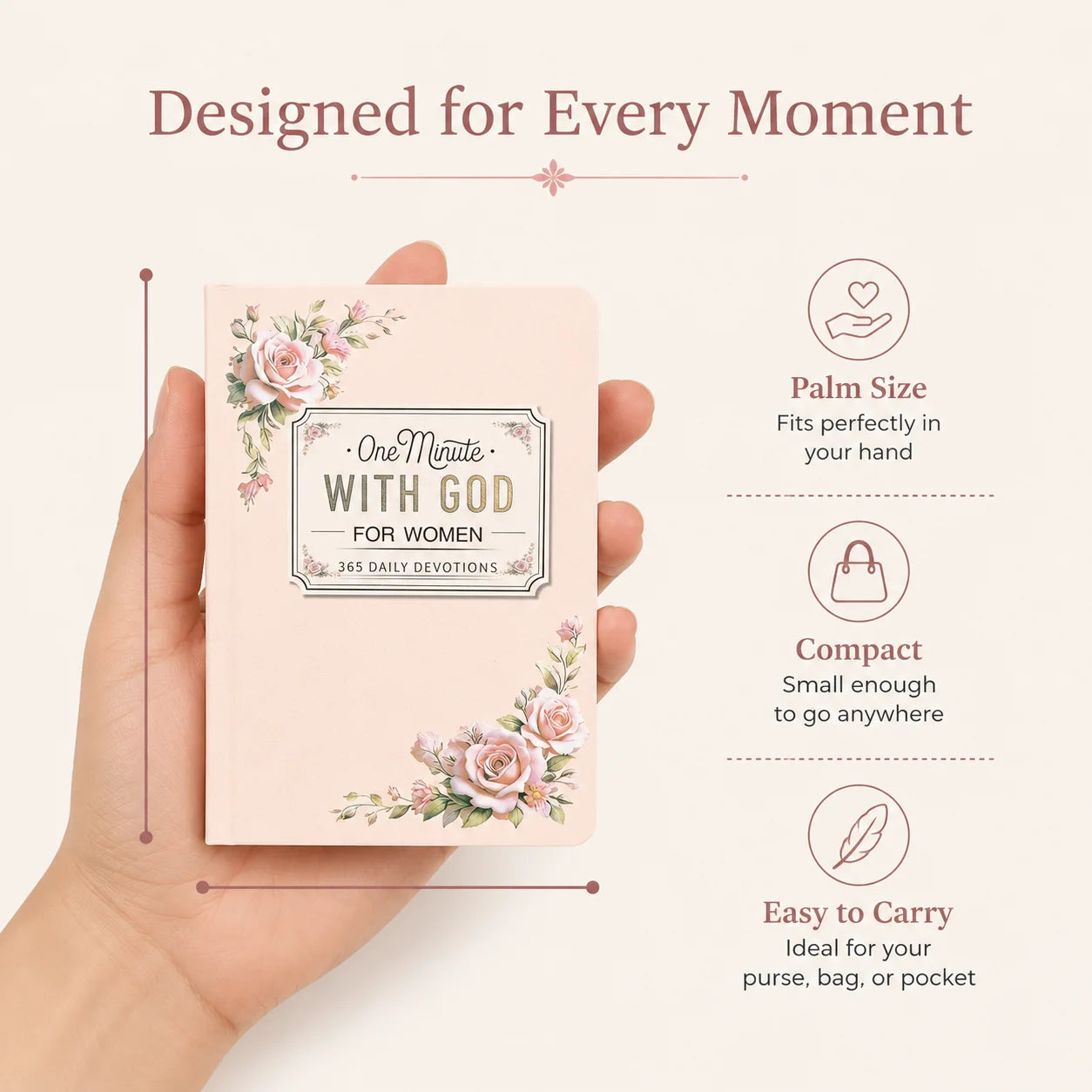 One Minute God Devotional Journal Women Daily Prayer Reflection