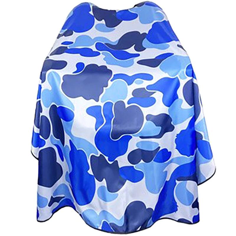 New Barber Hairdresser Camouflage Aprons Anti Static Haircut Capes Professional Barbershop Waterproof Aprons Shawls Salon Tool Peaceful Pleasures Health and Wellness Blue